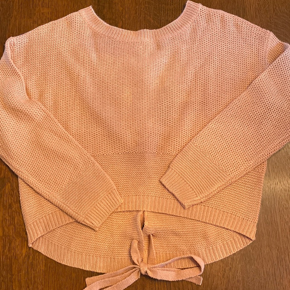 open back sweater